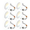 Sunco 6 Pack 4 Inch LED Recessed Lights, Retrofit Can