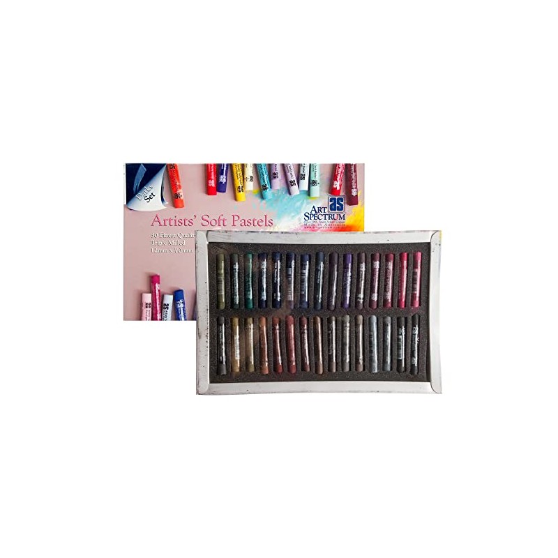 Art Spectrum Soft Pastels- Set of 30 Dark Colors