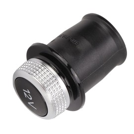 Tapa Universal para Encendedor de Cigarrillos, Cubierta Cromada de 12V para Enchufe de Encendedor de Cigarrillos de Coche 4H0919311 de Repuesto para