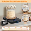 xoermioy Sourdough Starter Warmer – Precise Thermostat (70-110°F), Intelligent Memory