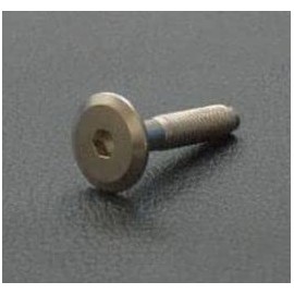 murakosi Threaded Bolt JCB – B Hex Hole [M6 x 60] Nickel (Silver White) Color « 1 Pack of 5 »