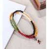 YADOCA 9-12 Pieces Bracelets Elastic Men Women Buddha Mala Necklace