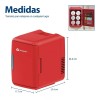 Bluelander Mini Refrigerador Frigobar 4l 6 Latas Casa Auto Oficina