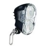 AXA 1X Vorderlampe Scheinwerfer Echo 15, schwarz, 10.5 x 4.5