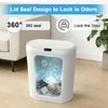 Naisu 4 Gallon Automatic Sensor Trash Can with Lid, 2