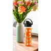 Lifefactory 12-Oz Glass Active Flip Cap/Silicone Sleeve Water Bottle, 12