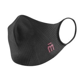 MICO P4PMASK Colour Black Fuchsia, Lightweight Reusable Sports Mask, Ergonomic Men and Women Mask, Seamless, Washable, Quick-Drying Mask, Sports Training Mask, Size L