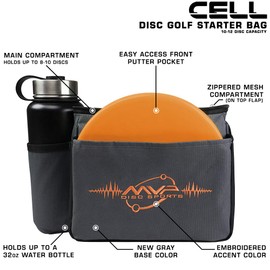 MVP Disc Sports Bags Cell (Gray/Orange)