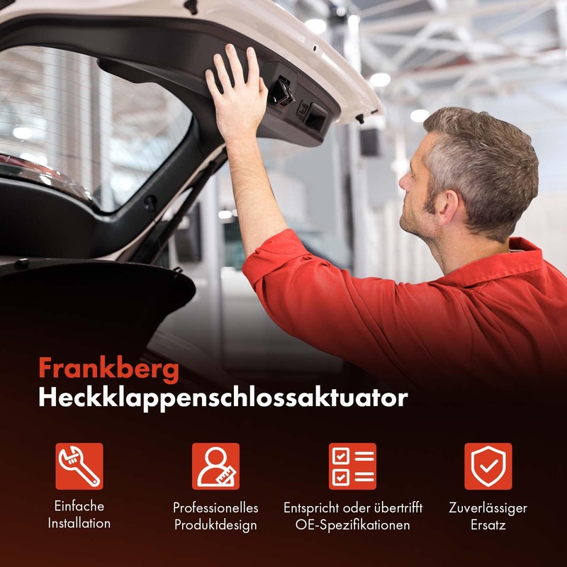 Frankberg Tailgate Lock Boot Rear Compatible with A-Class Notchback W177