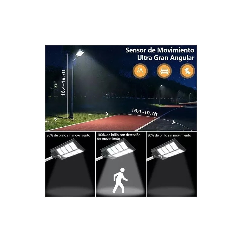 Luopez Luis Lámpara Led Solar Exterior 800w Luminaria Suburbana