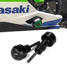 Super Vici ZX4R Frame Sliders Fit For NINJA ZX4R / SE ZX4RR 2023 2024 2025 + | NINJA ZX-4R ZX-4RR Falling Protect Crash Sliders Protect ZX 4R 4RR Falling protector Accessories BK