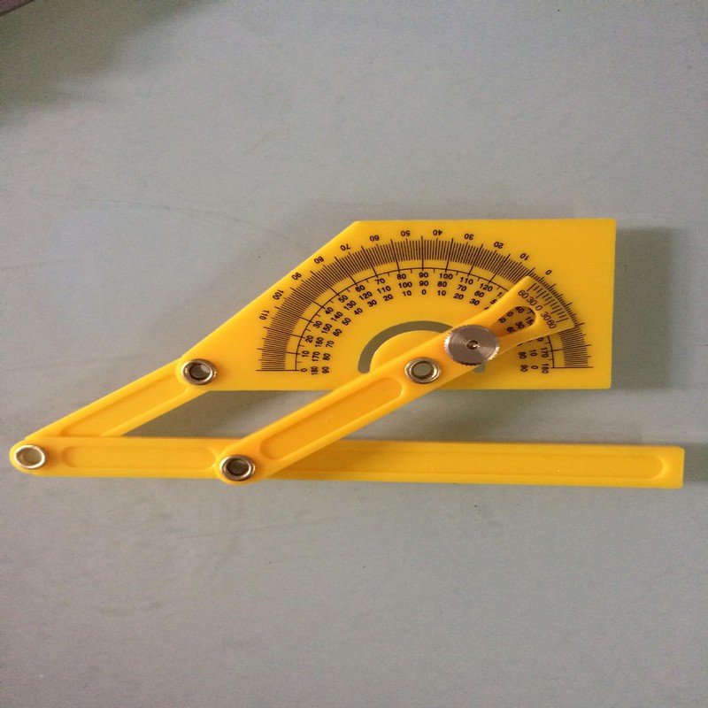 180 Degree Protractor Tool, Angle Finder Ruler, Arm Protractor Goniometer