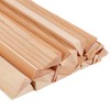 OLYCRAFT 34Pcs 5 Sizes Triangle Wood Sticks 20cm Long Unfinished