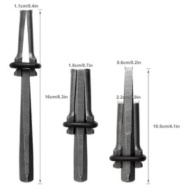 ABuff 3/4 Inch Heavy Duty Wedge and Feather Shims, 8 Pack Plug Shim and Wedge Concrete Rock Stone Splitter Hand Tools