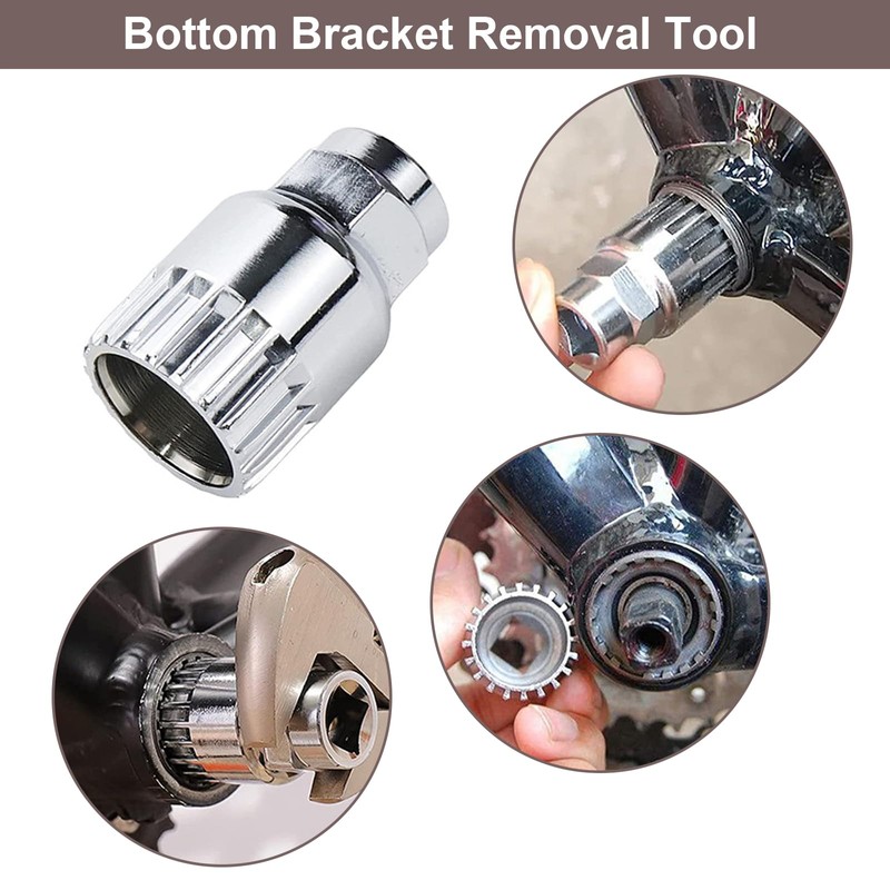 6PCS Bike Cassette Removal Tool, Bicycle Repair Tool Kit Include