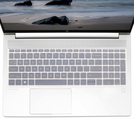 Keyboard Cover Skin for 15.6" HP ProBook 450 455 G8 G9/ProBook 650 G8/450 G10/455 G10 15.6" inch Laptop, 2023 2022 2021 New HP ProBook 15.6 Keyboard Protector Cover (Not Fit 450 455 650 G6 G7)-Clear