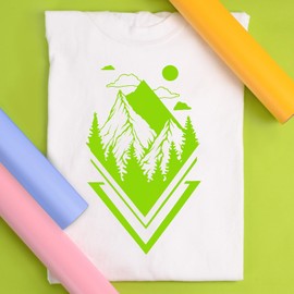 Siser EasyWeed - Rollo de vinilo de transferencia de calor de 11.8 pulgadas x 20 pies (lima), compatible con Siser Romeo/Juliet y otros cortadores profesionales o de manualidades, en capas, certificado CPSIA