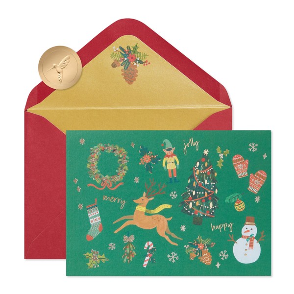Papyrus Christmas Cards Boxed with Envelopes, Most Wonderful Time (14-Count)