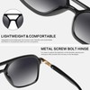 GRFISIA Retro Aviator Sunglasses for Women Men Square Frame Rectangle