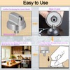 TURNEGOO Upgrade WB03X29354 Stove Knobs Replacements, Reinforced Stainless Steel Protection