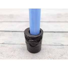 Black Cast Iron TRIPLE MOON Chime Candle Holder for .5" Diameter Candles