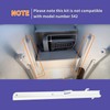 7014661 Right Freezer Ice Bin Slider Rails Compatible with Sub