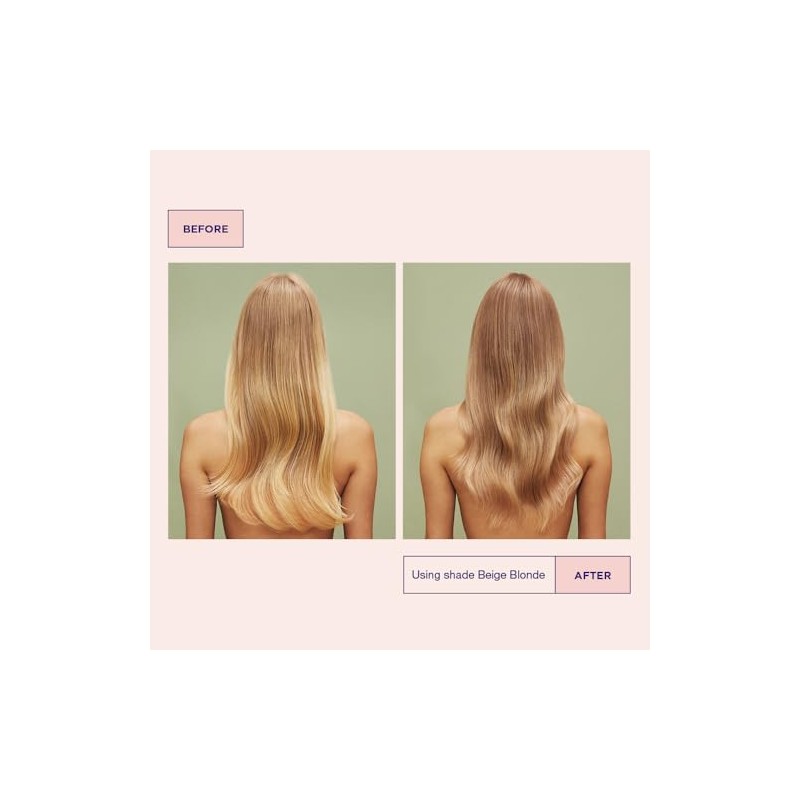 Maria Nila Color Refresh, Beige Blonde, Cool-toned Soft Beige Hair,