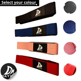 DAYEM Straps Gym Powerlifting Weight Lifting Straps Gym Straps with Padded Neoprene Support for Men and Women (Pink)