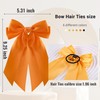 hisial 6Pcs Bow Hair Ties No Damage Ponytail Holders Hair