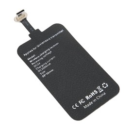 10WQi Receiver USBC, Thin Wireless Charging Receiver for Type-C Phones, Ultra Fast Qi Wireless Charging Receiver and Adapter