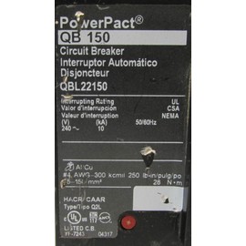 SCHNEIDER ELECTRIC Molded Case Circuit Breaker 240-Volt 150-Amp QBL22150 Panelboard Neutral Assy, Copper