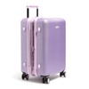 Vera Bradley Women's Hardside Rolling Suitcase Luggage, Purple Shimmer, 22"