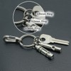 TIKING 10pcs/Lots Titanium Small Split Rings Ti Micro Split Key
