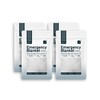 Altland 4 Pack of Emergency Blankets - Individually Packaged Silver