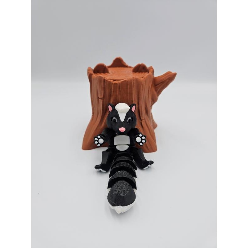 Trash Raccoon, Fox, Panda, Possum, Skunk - 3D Fidget -
