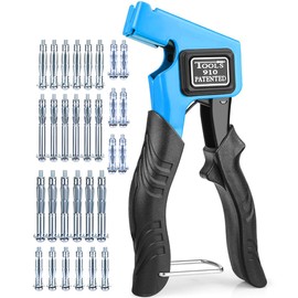 Mounting Pliers for Cavity Dowels Set with 30 Pieces Cavity Dowels Metal in 5 Sizes Cavity Dowel Pliers Set Works M3/M4/M5/M6/M8 Molly Screws