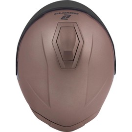 Bogotto H586 BT Solid Bluetooth Jet Helmet, Matte Brown, M