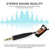 Gneinour 3.5mm to 2.5mm Audio Cable Compatible with Bose 700