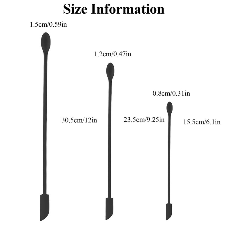 Espátula para frascos, 6 mini espátulas de última gota, reutilizables,
