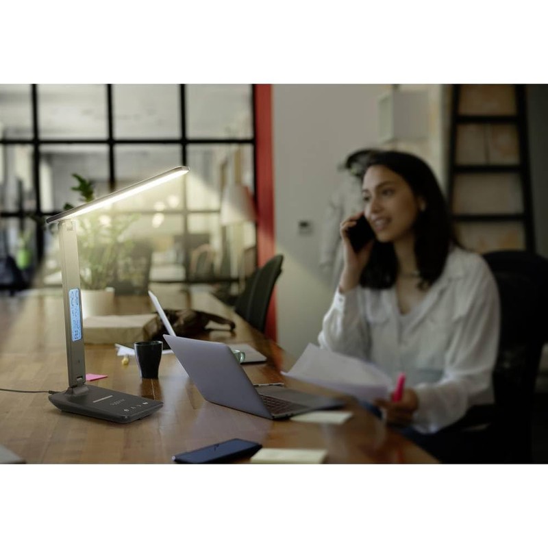 sygonix TX26C SY-4963268 desk lamp Black