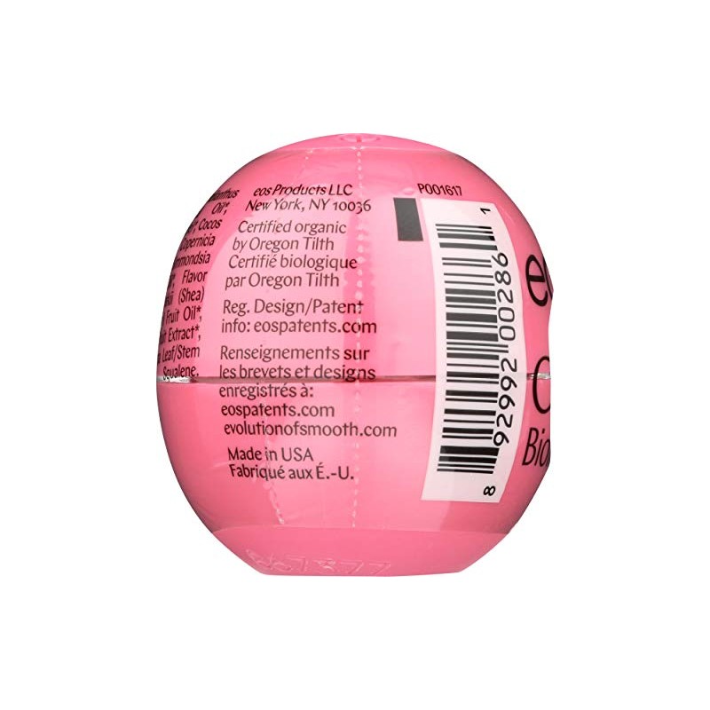 eos Bálsamo Labial Esfera Suave, Sorbete de Fresa, 0.25 Oz