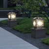 Outdoor Solar Post Cap Light Modern Luxury LED Landscape Lighting