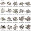 ZERO HOME 320pcs #2-56#4-40#6-32#8-32 UNC Stainless Steel Phillips Pan Head