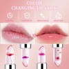 Ceboic Set of 4 Crystal Flower Jelly Lipstick Set, Magic