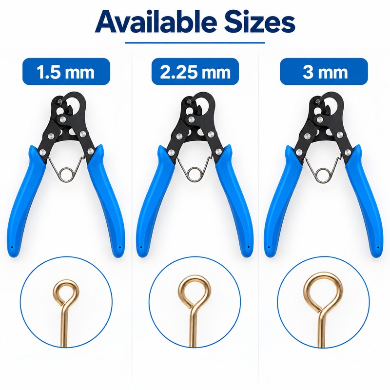 Wire Looping Pliers for Jewelry Making – Precise Round Eye