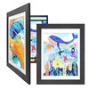 KINLINK 9x12 Kids Art Frames Set of 2, Solid Wood