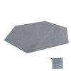 Triwonder Hexagonal Tarp, Tent/Ground Sheet, Waterproof, Lightweight, Camping Mat, Storage