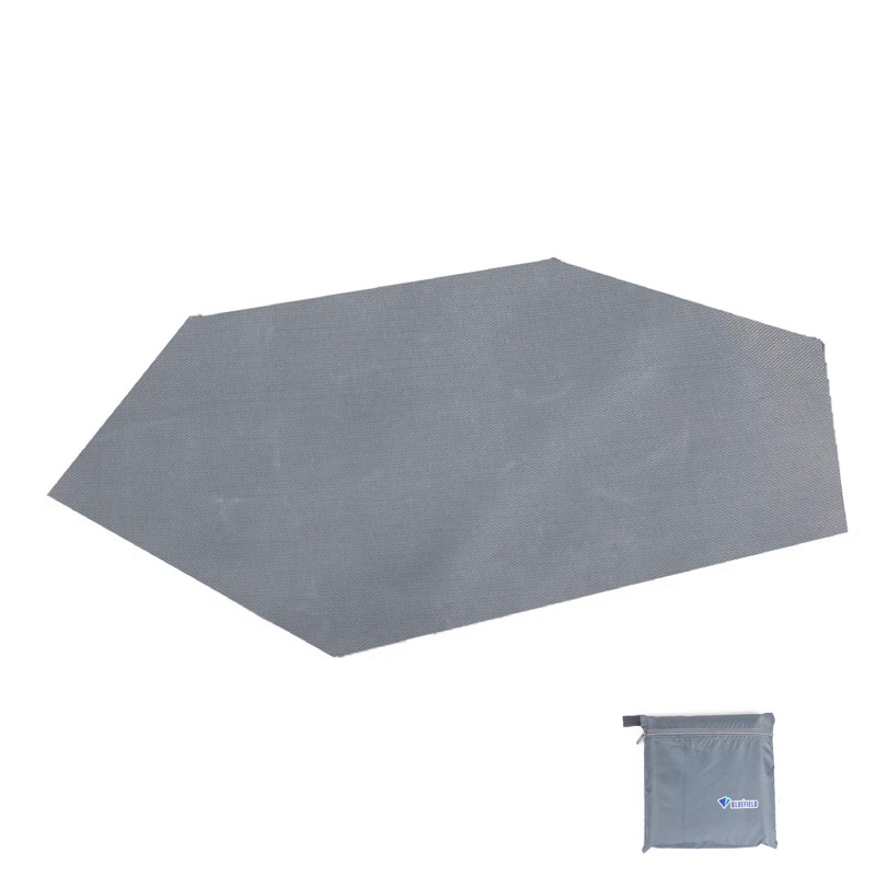 Triwonder Hexagonal Tarp, Tent/Ground Sheet, Waterproof, Lightweight, Camping Mat, Storage