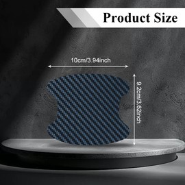 QZTYTY 4PCS Car Door Handle Cup Scratch Protector, Car Door Handle Sticker, Scratch Auto Door Protective Film, Car Accessories Car Door Handle Protective Films Universal for Cars (Blue, 4PCS)