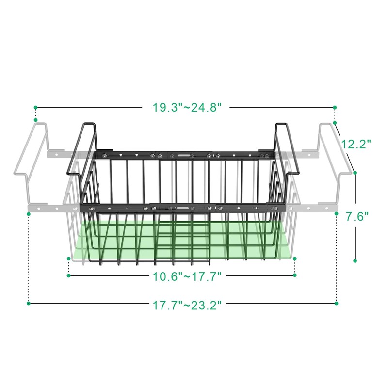 iSPECLE Deep Freezer Organizer Bins - 3 Pack Large Freezer